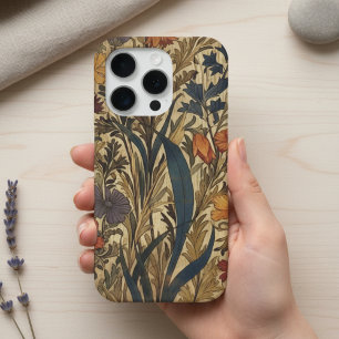 vintage Floral Dream Wildflower art iPhone 15 Pro Case