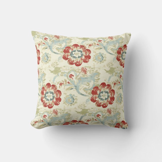 Vintage Floral Elegance Cushion (Front)