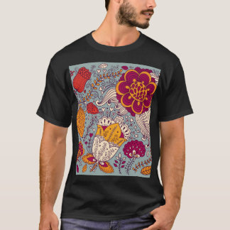Vintage Floral Elegant Background T-Shirt