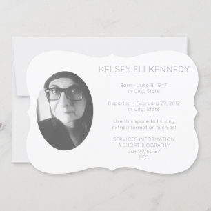 vintage floral elegant funeral