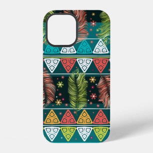 vintage floral ethnic seamless pattern in doodle s iPhone 12 case