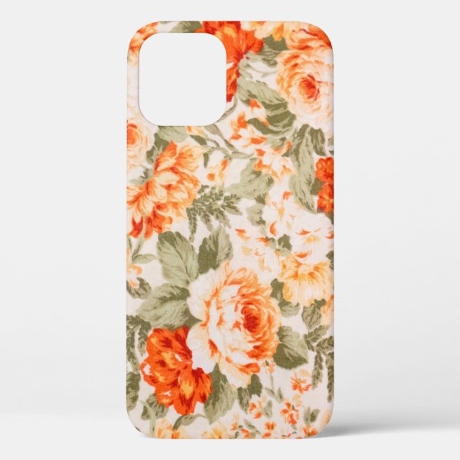 Vintage floral fabric Case-Mate iPhone case (Back)