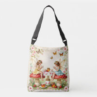 Vintage floral fairy picnic garden
