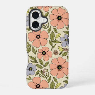 Vintage Floral Fantasy iPhone 16 Case