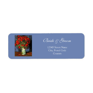 Vintage floral fine art bride and groom wedding