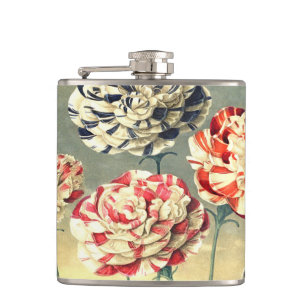 Vintage Floral Flask