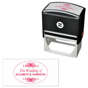 Vintage Floral Flourish Self-inking Stamp