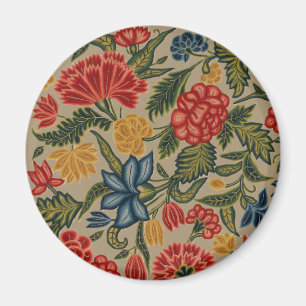 Vintage Floral Garden Artwork Magnet