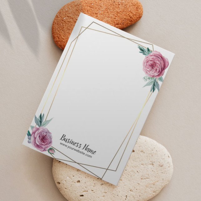 Vintage Floral Geometric Frame Earring Display (Creator Uploaded)