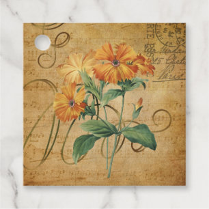Vintage Floral Gift & Favour Tag