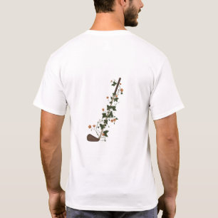 Vintage Floral Golf Club Men's Back Graphic T-Shir T-Shirt