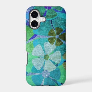 Vintage floral grunge graphic