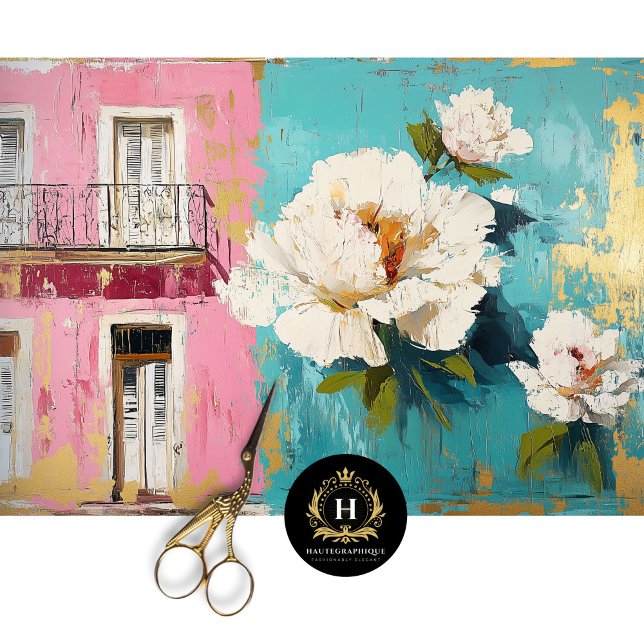 Vintage Floral Havana Cuba Decoupage  Tissue Paper (Creator Uploaded)