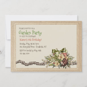 Vintage Floral Invitation
