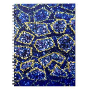 Vintage floral lace. Narrow lace trim. Gold edging Notebook