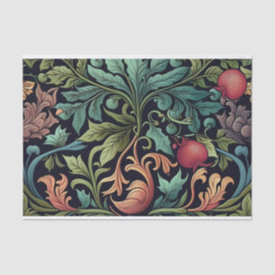 Vintage Floral Leaves Pomegranates Gift Decoupage Tissue Paper