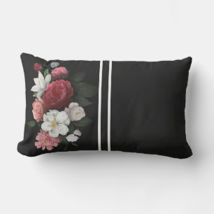 vintage floral lumbar cushion