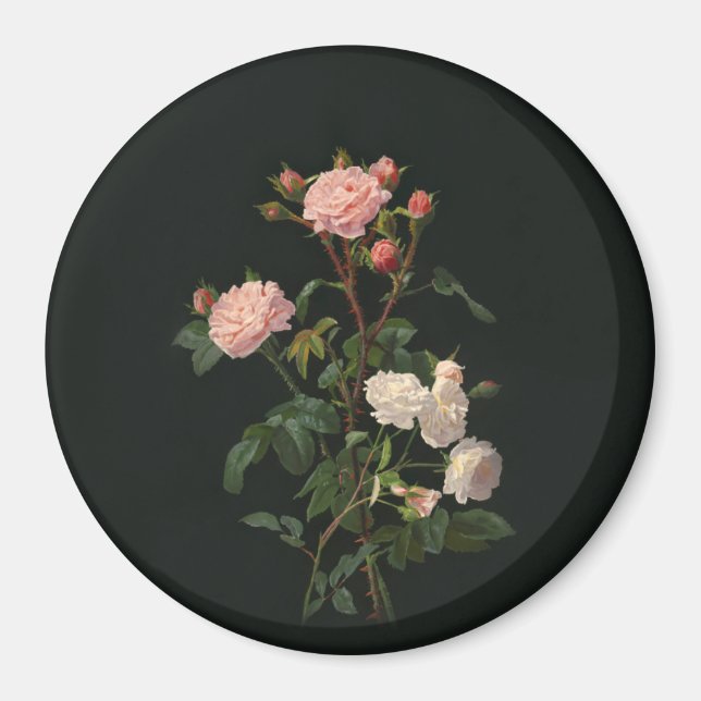 Vintage Floral Magnet (Front)