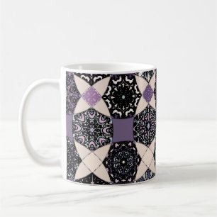 Vintage Floral Mandala: Colourful Seamless Coffee Mug