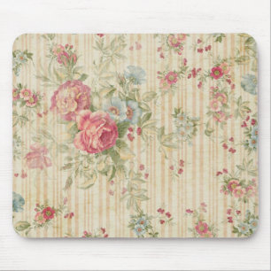 Vintage Floral Mouse Pad