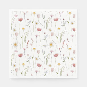 Vintage Floral Napkin