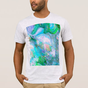 Vintage Floral Nature – Romantic Abstract Elegance T-Shirt