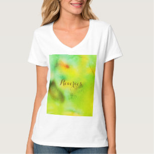 Vintage Floral Nature – Romantic Abstract Elegance T-Shirt