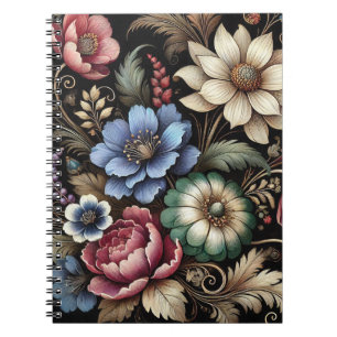 Vintage Floral Notebook