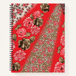 Vintage Floral Notebook Romantic Journal