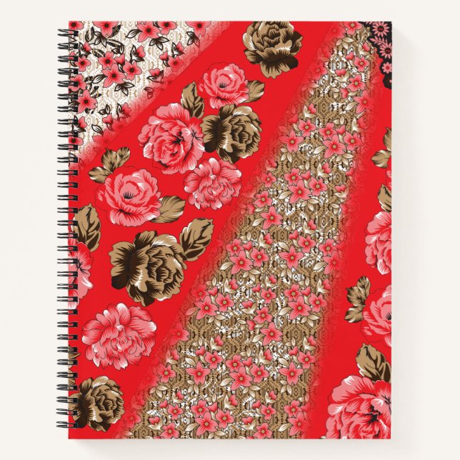 Vintage Floral Notebook | Romantic Journal (Front)