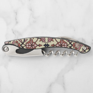 Vintage Floral Oriental Corkscrew