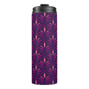 Vintage Floral Ornamental Seamless Pattern. Geomet Thermal Tumbler