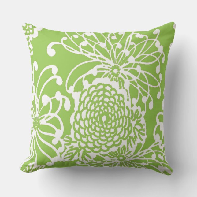 Vintage Floral  Outdoor Cushion (Front)