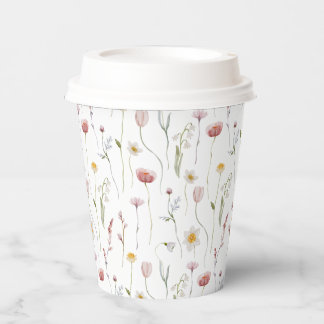 Vintage Floral Paper Cup