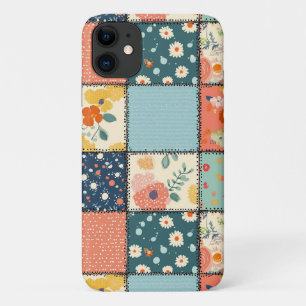 Vintage Floral Patchwork Pattern (6) Case-Mate iPhone Case