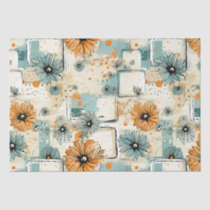 Vintage Floral Pattern (3) Tissue Paper