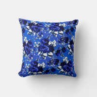 Vintage Floral Pattern | Blue White & Navy