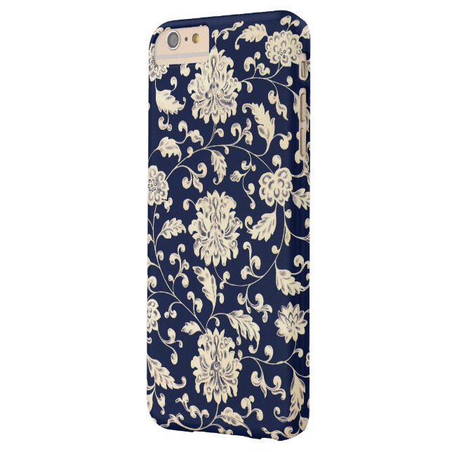 Vintage Floral Pattern Case-Mate iPhone Case (Back Left)