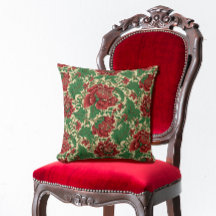 Vintage Floral Pattern Chintz Christmas Colours