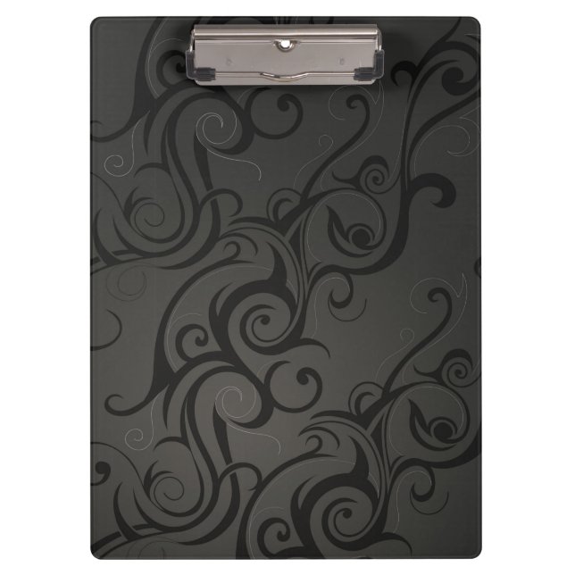 Vintage Floral Pattern Clipboard (Front)