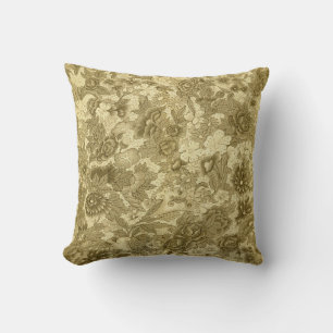 vintage floral pattern cushion