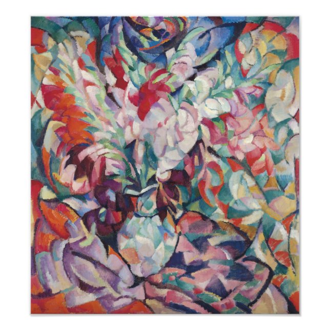 Vintage Floral Pattern Gladiolus Photo Print (Front)