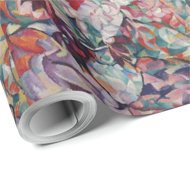 Vintage Floral Pattern Gladiolus Wrapping Paper (Roll Corner)