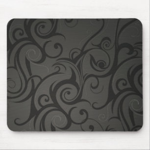 Vintage Floral Pattern Mouse Pad