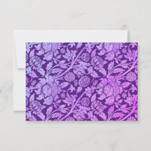Vintage floral pattern Response Card