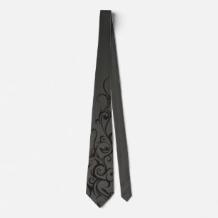 Vintage Floral Pattern Tie