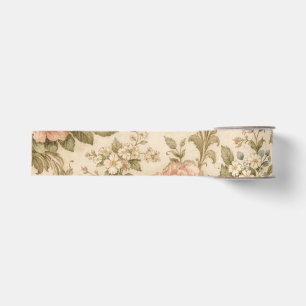 Vintage Floral Pattern Wallpaper  Grosgrain Ribbon