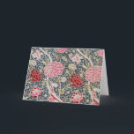 Vintage Floral Pattern, William Morris Card<br><div class="desc">William Morris (24 March 1834 – 3 October 1896) was a British textile designer, poet, novelist, translator, and socialist activist associated with the British Arts and Crafts Movement. He was a major contributor to the revival of traditional British textile arts and methods of production. His literary contributions helped to establish...</div>