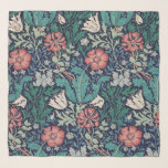 Vintage Floral Pattern, William Morris Scarf<br><div class="desc">William Morris (24 March 1834 – 3 October 1896) was a British textile designer, poet, novelist, translator, and socialist activist associated with the British Arts and Crafts Movement. He was a major contributor to the revival of traditional British textile arts and methods of production. His literary contributions helped to establish...</div>