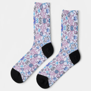Vintage Floral Pattern, William Morris Socks